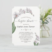 オーキッドフラワーズ開花書道ランジェリーシャワー 招待状 (スタンド正面)