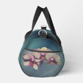 オーキッドフラワートリオパーソナライズされた ダッフルバッグ (右)