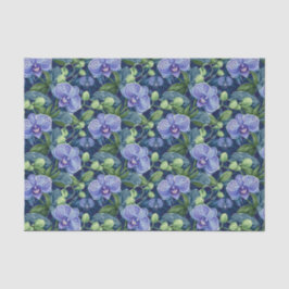 オーキッドフラワーパッテンパープルデクページ 薄葉紙