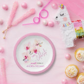 オーキッドフラワーフラワーズ60誕生日紙プレート ペーパープレート (パーティー)