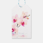 オーキッドフラワーフラワーズ60誕生日 ギフトタグ (裏面)