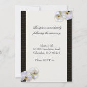 オーキッドフローラ結婚式招待状 招待状 (裏面)