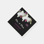 オーキッドフローラ結婚紙ナプキンス スタンダードカクテルナプキン (角)