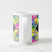 オーキッドベゴニアアンドパーム葉ズ|モノグラム ジャンボコーヒーマグカップ (裏面)