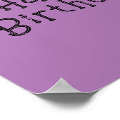 オーキッドホワイトラビットハッピーバースデー令 ポスター (角)