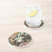 オーキッドボタニカルプリント コースター (側面)