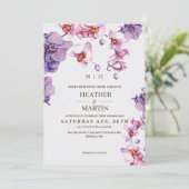 オーキッドボタニカル庭園の結婚式招待状 招待状 (スタンド正面)