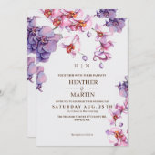 オーキッドボタニカル庭園の結婚式招待状 招待状 (正面/裏面)