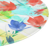 オーキッドポピー牡丹ファッションブーケ カッティングボード (角)