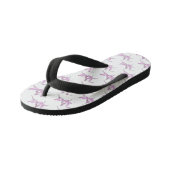 オーキッドマンティス漫画イラストレーション キッズビーチサンダル (アングル)