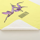 オーキッドマンティス漫画イラストレーション シェルパブランケット (3/4)