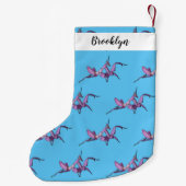 オーキッドマンティス漫画イラストレーション スモールクリスマスストッキング (裏面)