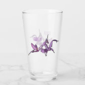 オーキッドマンティス漫画イラストレーション タンブラーグラス (裏面)