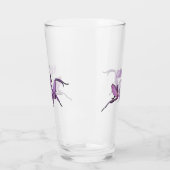オーキッドマンティス漫画イラストレーション タンブラーグラス (左)