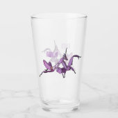 オーキッドマンティス漫画イラストレーション タンブラーグラス (正面)
