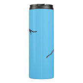 オーキッドマンティス漫画イラストレーション タンブラー (裏面)