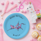 オーキッドマンティス漫画イラストレーション ペーパープレート (パーティー)