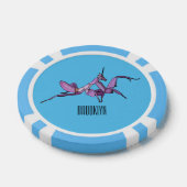 オーキッドマンティス漫画イラストレーション ポーカーチップ (シングル)