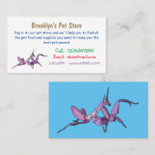 オーキッドマンティス漫画イラストレーション 名刺 (正面/裏面)