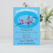 オーキッドマンティス漫画イラストレーション 招待状 (スタンド正面)