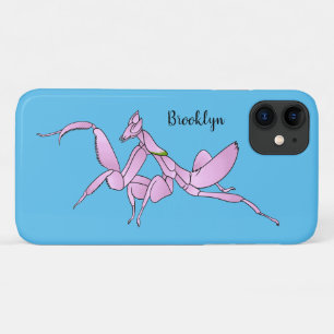 オーキッドマンティス漫画イラストレーション iPhone 11 ケース