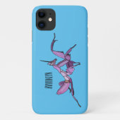 オーキッドマンティス漫画イラストレーション Case-Mate iPhoneケース (裏面)