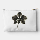 オーキッドラインスケッチ – インクフローラデザインオン アクセサリーポーチ (裏面)