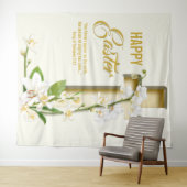 オーキッドリリークロスイースターバックドロップ タペストリー (インサイチュ(横))