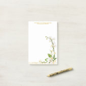 オーキッドリリー春 ポストイット (デスク上)