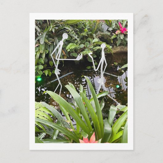 オーキッドルームスティックフィギュア2 | Phipps Conservatory ポストカード (正面)
