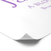 オーキッドレターJジャシンタ名前をカスタムするの意味 ポスター (角)