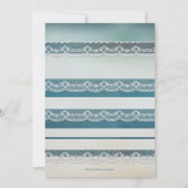 オーキッドレースビーチデスティネーションウェディング招待状 招待状 (裏面)