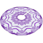 オーキッド万華鏡のように千変万化するパターン ブラッシュドポリエステルツリースカート (アングル)