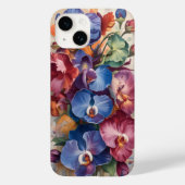 オーキッド交響曲鮮やか – 豊かな色のフローラアート Case-Mate iPhoneケース (裏面)