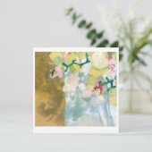 オーキッド勉強油絵 カード (スタンド正面)