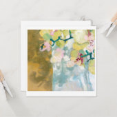 オーキッド勉強油絵 カード (正面/裏面インサイチュ)