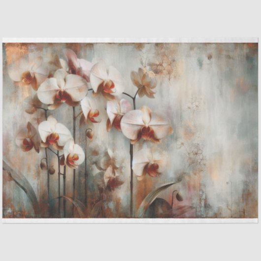 オーキッド動植物のデコページ 薄葉紙 (正面)