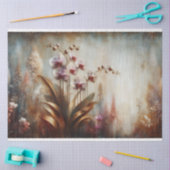 オーキッド動植物のデコページ 薄葉紙 (クラフト)