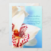 オーキッド婚約招待状 招待状 (正面/裏面)