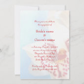 オーキッド婚約招待状 招待状 (裏面)