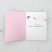 オーキッド悔やみや弔慰 カード (内部)