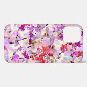 オーキッド桜水彩背景 Case-Mate iPhoneケース (裏面 (横))