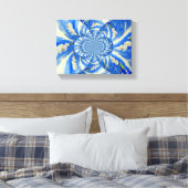 オーキッド水の色絵画のClouds Mandala キャンバスプリント (インサイチュ (寝室))