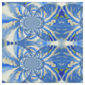オーキッド水の色絵画のClouds Mandala ファブリック (クローズアップ)