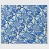 オーキッド水の色絵画のClouds Mandala ラッピングペーパー (フラット)