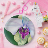 オーキッド美しい ペーパープレート (パーティー)