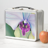 オーキッド美しい メタルランチボックス (インサイチュ)