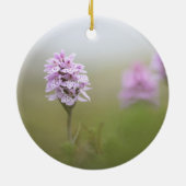 オーキッド自然写真 セラミックオーナメント (裏面)