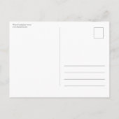 オーキッド自然写真 ポストカード (裏面)