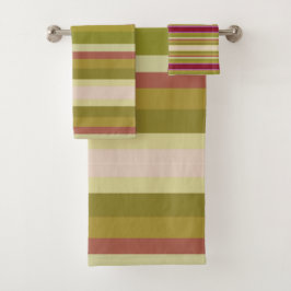 オーキッド色のタオルセット バスタオルセット